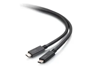 C2G 6.5ft (2m) USB-C Male to USB-C Male Cable (20V 3A) - miniature 5