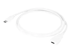 Urban Factory Cable USB-C extension 1m white (USB-C male to USB-C female) - miniature 2