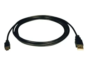 Eaton Tripp Lite Series USB 2.0 A to Mini-B Cable (A to 5Pin Mini-B M/M), 6 ft. (1.83 m) - miniature 1
