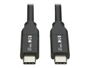 Eaton Tripp Lite Series USB Type C to USB C Cable USB 2.0 5A Rating USB-IF Cert M/M USB Type C 1M - miniature 1