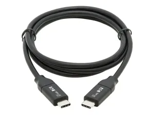 Eaton Tripp Lite Series USB Type C to USB C Cable USB 2.0 5A Rating USB-IF Cert M/M USB Type C 1M - miniature 2