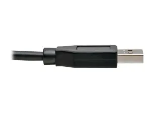 Eaton Tripp Lite Series USB-C to USB-A Cable (M/M), Right-Angle C, USB 3.2 Gen 1 (5 Gbps), Thunderbolt 3 Compatible, 3 ft. (0.91 m) - miniature 4