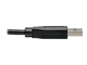 Eaton Tripp Lite Series USB-C to USB-A Cable (M/M), Right-Angle C, USB 3.2 Gen 1 (5 Gbps), Thunderbolt 3 Compatible, 3 ft. (0.91 m) - miniature 5