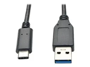 Eaton Tripp Lite Series USB-C to USB-A Cable (M/M), USB 3.2 Gen 2 (10 Gbps), Thunderbolt 3 Compatible, 3 ft. (0.91 m) - miniature 3