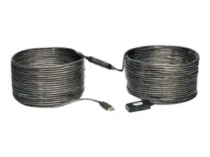 Eaton Tripp Lite Series 20M USB 2.0 Hi-Speed Active Extension Repeater Cable USB-A M/F 65' 65ft 20 Meter - miniature 2