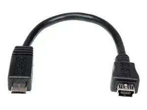 StarTech .com Cable adaptateur Micro USB vers Mini USB de 15 cm - miniature 4