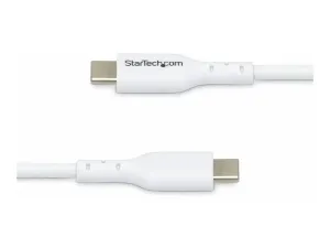 StarTech 3m White USB-C Charging Cable, USB C Cable, 60W 3A PD - miniature 3