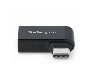 StarTech .com Right Angled USB-C to USB-A Adapter, USB 5Gbps, Compact USB-C Male to USB-A Female Adapter, Metal Housing, M/F - miniature 1
