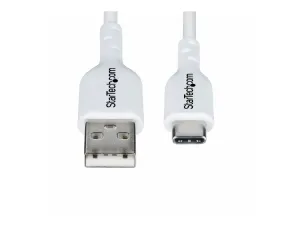 StarTech 3ft (1m) White USB-A to USB-C Charging Cable/Cord, M/M - miniature 5
