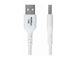 StarTech 2m (6.6ft) White USB-A to USB-C Charging Cable/Cord, M/M - miniature 2