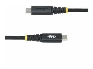 StarTech .com 2m USB-C Charging Cable, 240W, Silicone Jacket w/Braid - miniature 5