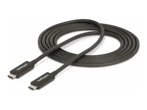 StarTech Câble Thunderbolt 4 Actif de 2m, 40Gps, 100W PD, Vidéo 4K/8K - miniature 3