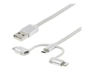 StarTech .com Câble USB multi connecteur de 1 m - miniature 4