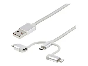 StarTech .com Câble USB multi connecteur de 1 m - miniature 3