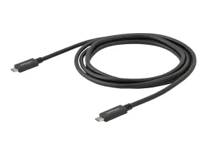 StarTech Câble USB-C vers USB-C avec Power Delivery (3A) de 2 m - miniature 2
