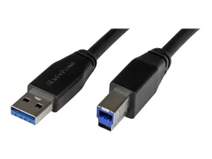 StarTech Câble USB 3.0 actif USB-A vers USB-B de 5 m