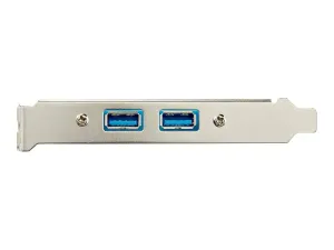 StarTech .com Câble adaptateur USB 3.0 IDC 20 broches vers plaque à 2 ports USB A encastrés - miniature 5