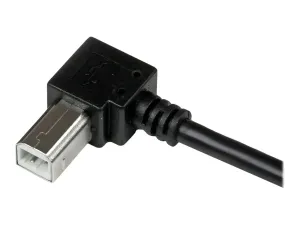StarTech .com Câble USB 2.0 Type A vers USB Type B Coudé à droite Mâle / Mâle - miniature 2
