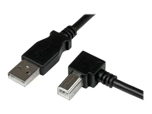 StarTech .com Câble USB 2.0 Type A vers USB Type B Coudé à droite Mâle / Mâle - miniature 1