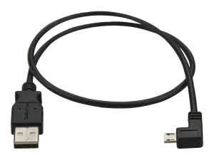 StarTech Câble USB vers Micro USB coudé à angle gauche de 50 cm - miniature 1