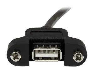 StarTech .com Câble USB 2.0 à montage sur panneau de 30cm - miniature 4