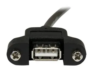 StarTech .com Câble USB 2.0 à montage sur panneau de 30cm - miniature 2