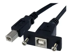 StarTech .com Cable USB 30 cm monte sur panneau B vers B - miniature 4