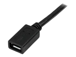 StarTech Câble d'extension Micro USB de 50 cm - miniature 3