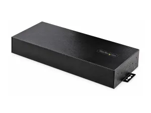 StarTech .com 16-Port Industrial USB 5Gbps Hub with Power Adapter, Metal Enclosure, Mountable, ESD Protection, Terminal Block Power, USB Charging, Dual-Host Switch - miniature 5