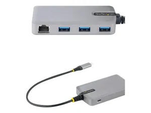 StarTech .com Hub USB-C à 3 Ports USB-A, GbE/USB 3.0 5Gbps, Hub USB Type-C - miniature 4