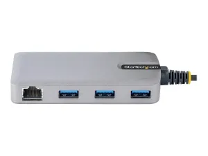 StarTech .com Hub USB-C à 3 Ports USB-A, GbE/USB 3.0 5Gbps, Hub USB Type-C - miniature 1