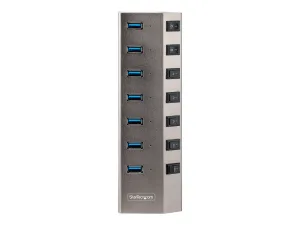 StarTech .com Hub USB-C Auto-Alimenté 7 Ports, USB-C vers USB-A, BC 1.2 - miniature 3