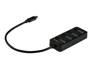 StarTech .com Hub USB 3.0 Type-C à 4 ports avec interrupteurs marche/arrêt (HB30C4AIB) - miniature 4