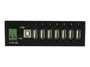 StarTech .com Hub USB 2.0 robuste industriel a 7 ports - miniature 1