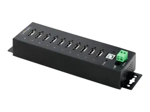 StarTech .com Hub USB 2.0 10 ports Industriel, Hub Extension USB-A Robuste - miniature 5