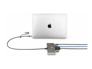 StarTech .com Hub USB-C à 2 Ports avec Ethernet et RS-232, PD, 2x USB-A - miniature 5