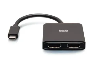 C2G USB-C to Dual HDMI MST Hub - miniature 1