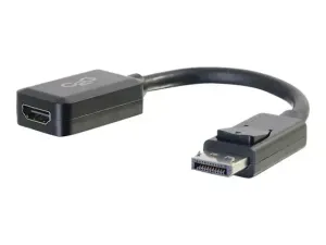 C2G 8in DisplayPort to HDMI Adapter - miniature 3