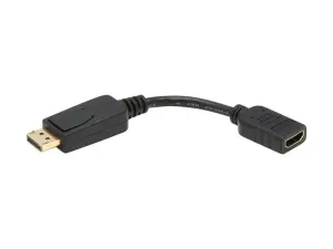 Eaton Tripp Lite Series DisplayPort to HDMI Video Adapter Video Converter (M/F), HDCP, Black, 6 in. (15 cm) - miniature 3