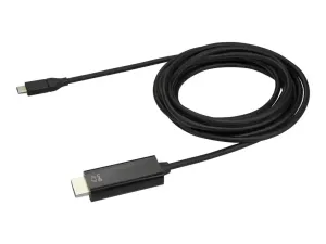 StarTech .com 10ft (3m) USB C to HDMI Cable, 4K 60Hz USB Type C to HDMI 2.0 Video Adapter Cable, Thunderbolt 3 Compatible, Laptop to HDMI Monitor/Display, DP 1.2 Alt Mode HBR2 Cable, Black - miniature 4