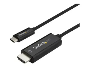 StarTech .com 10ft (3m) USB C to HDMI Cable, 4K 60Hz USB Type C to HDMI 2.0 Video Adapter Cable, Thunderbolt 3 Compatible, Laptop to HDMI Monitor/Display, DP 1.2 Alt Mode HBR2 Cable, Black - miniature 5