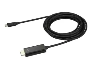StarTech .com 10ft (3m) USB C to HDMI Cable, 4K 60Hz USB Type C to HDMI 2.0 Video Adapter Cable, Thunderbolt 3 Compatible, Laptop to HDMI Monitor/Display, DP 1.2 Alt Mode HBR2 Cable, Black - miniature 3