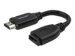StarTech .com Câble d'extension HDMI® mâle à femelle | Connecteur de préhension | HDR | Garantie à vie - miniature 2