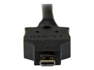StarTech .com Câble Adaptateur Micro HDMI® vers DVI-D M/M pour Tablet et Smartphone, 1x Micro HDMI (Type D) Mâle, 1x DVI-D (18+1) Mâle - miniature 4