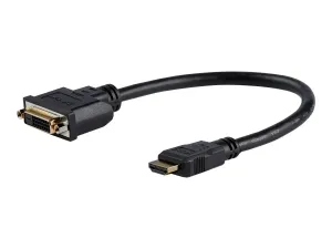 StarTech .com Cable adaptateur video HDMI vers DVI-D de 20 cm - miniature 2