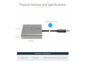 StarTech .com Adaptateur USB 3.0 vers 4x HDMI - miniature 4