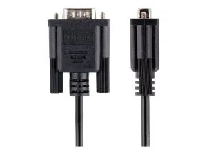 StarTech .com Câble Série RS232 Null Modem 3m, Cordon Série DB9 M/F Croisé - miniature 4
