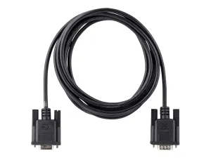 StarTech .com Câble Série RS232 Null Modem 3m, Cordon Série DB9 M/F Croisé - miniature 1