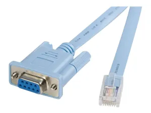 StarTech .com Câble console RJ45 vers série DB9 de 1,8 m pour gestion de routeur Cisco