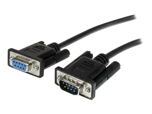 StarTech .com Cable serie DB9 RS232 en liaison directe de 2 m - miniature 1